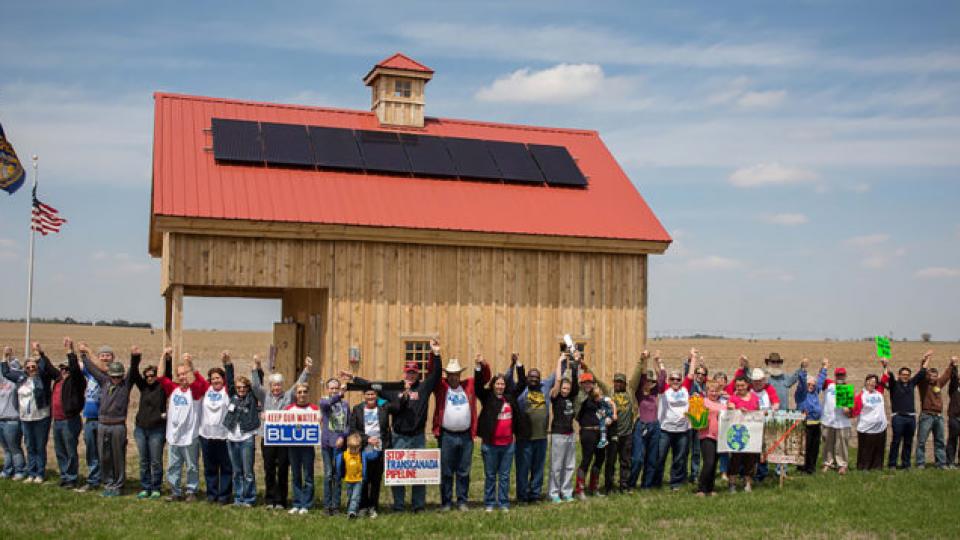 Keystone XL pipeline, pipeline resistance movement, solar energy, TransCanada, Solar XL, tar sands, carbon emissions, eminent domain