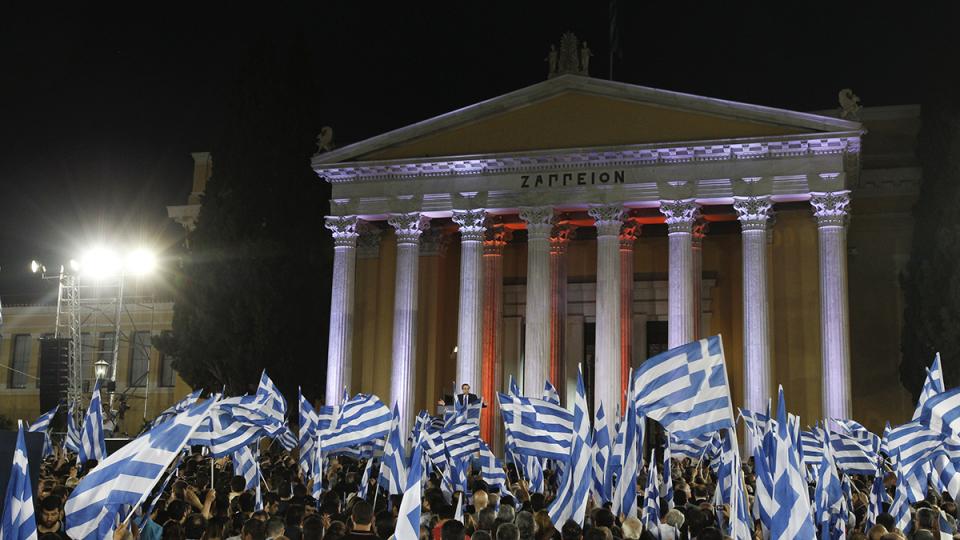 Greek elections, austerity cuts, Syriza party, anti-austerity protests, Greek debt, Podemos party, Alexis Tsipras, Antonis Samaras