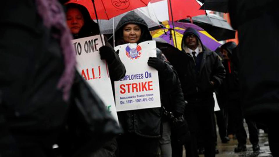 8,000 New York City School Bus Drivers Go On Strike
