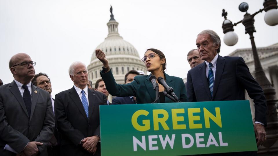 Alexandria Ocasio-Cortez, power utilities, Green New Deal, PG&E bankruptcy, nationalize utilities, Democracy Collaborative, Community Choice Aggregators, renewable energy, clean energy jobs, green jobs, green economy