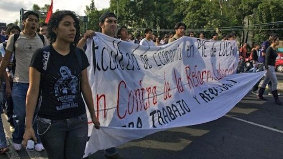 In Mexico, Labor Law Reform Sparks Massive Protest