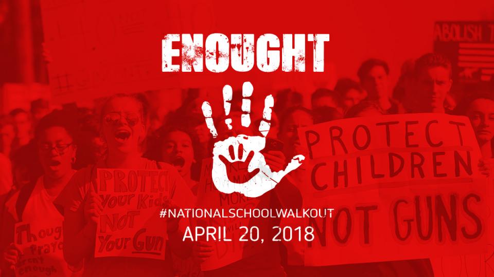 #NationalSchoolWalkout