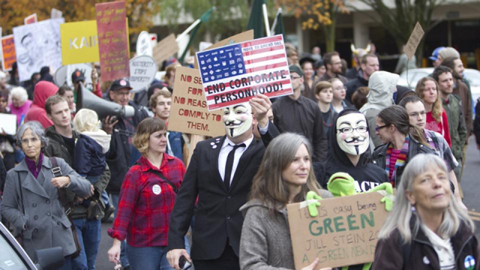 Portland Anti-Austerity Protest Draws 1,000 Despite Police Violence