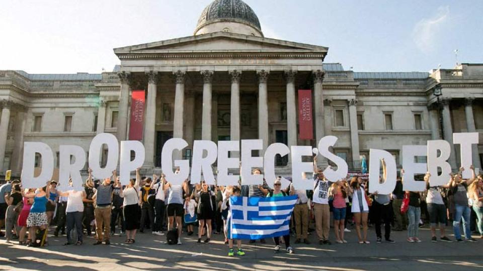 Greek economic crisis, Greek bailout, Syriza party, Greek austerity measures, E.U. bailouts, Alexis Tsipras