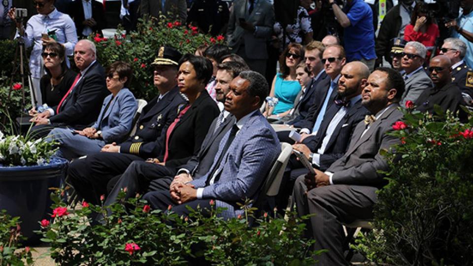 District of Columbia Democratic Attorney General Karl Racine (center) is hiring outside climate counsel to work on matters related to an Exxon investigation. Karl Racine/Facebook