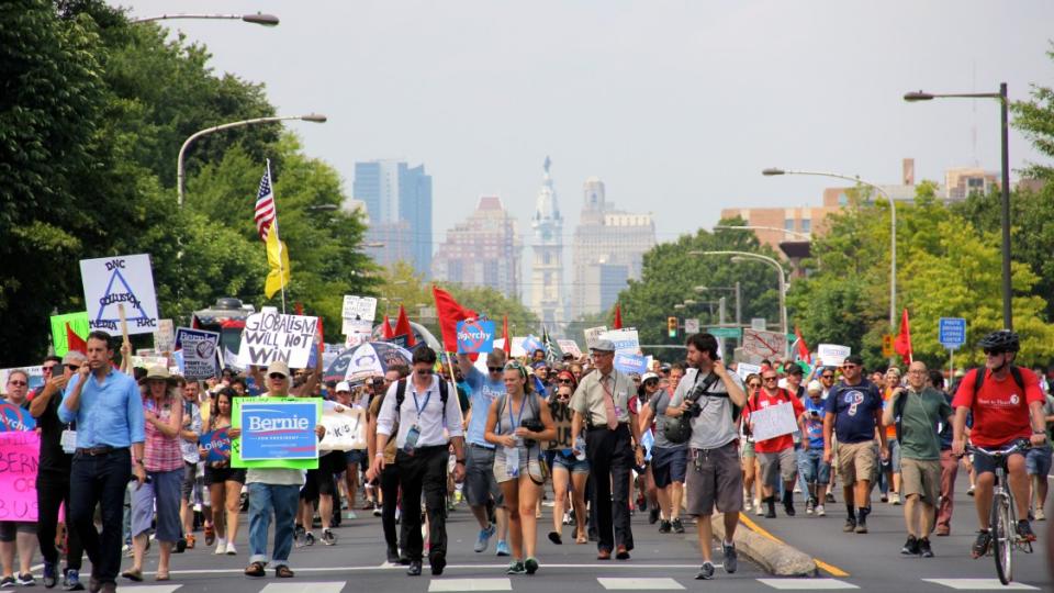 Democratic National Convention, Bernie Sanders, Jill Stein, Bernie protesters, progressives, Equality Coalition for Bernie Sanders, Migrants Rights March, Juntos, immigrant rights, Democracy Spring