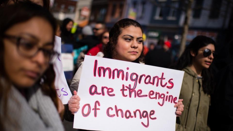 immigrants protest