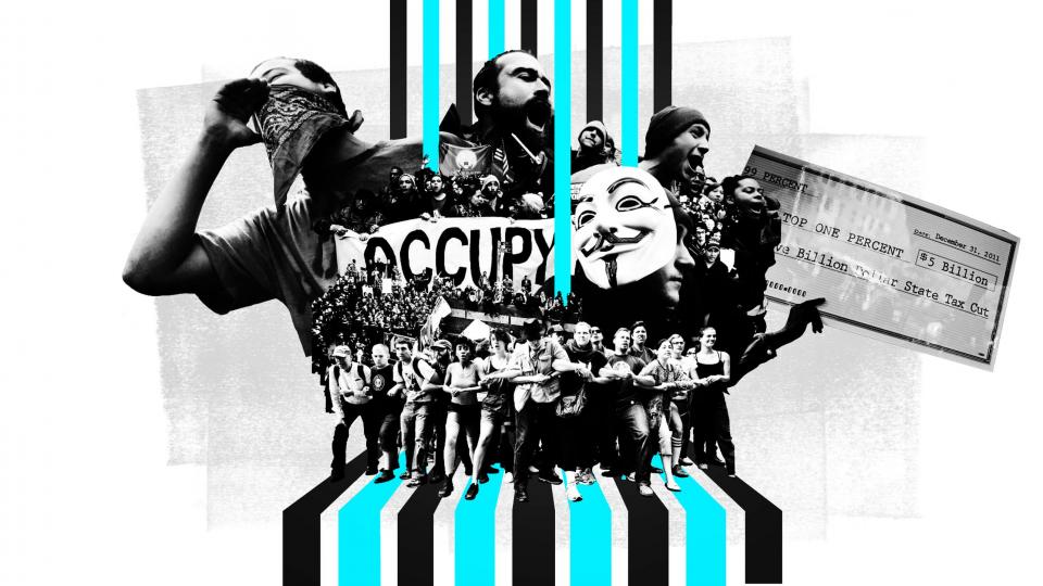 Occupy Wall Street, We are the 99%, income inequality, wealth inequality, money in politics, 99% movement