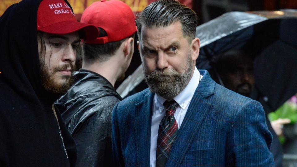 Gavin McInnes, right, the founder of the Proud Boys.CreditCreditStephanie Keith/Getty Images