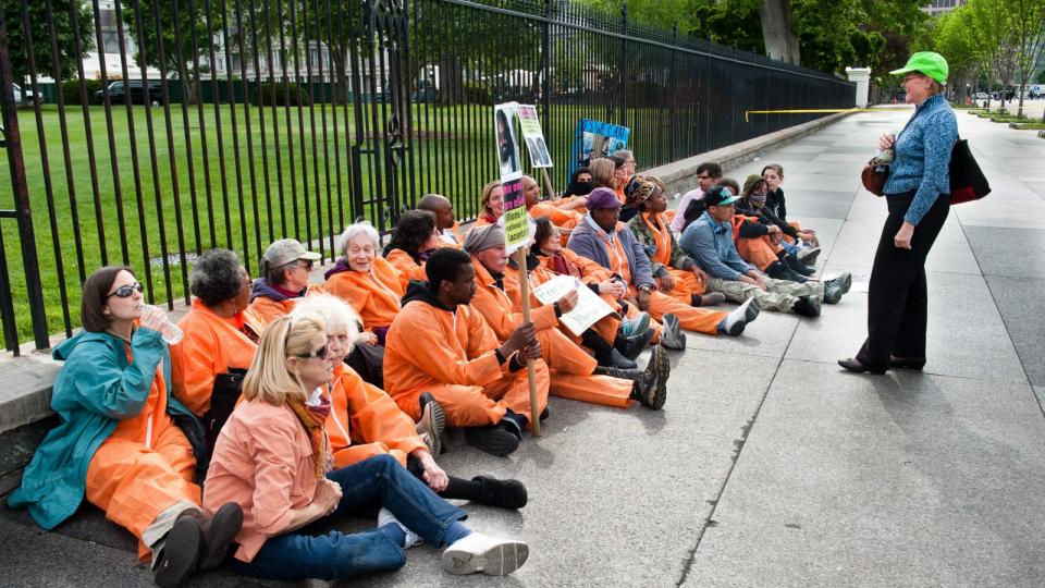 Occupying the Department of Justice: "Let's fucking stand our ground."