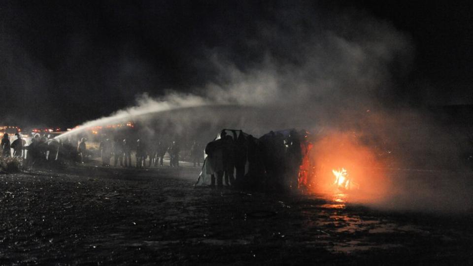 Standing Rock Sioux tribe, Dakota Access Pipeline, NoDAPL, pipeline protests, U.S. Army Corps of Engineers, Indigenous Environmental Network, Dallas Goldtooth