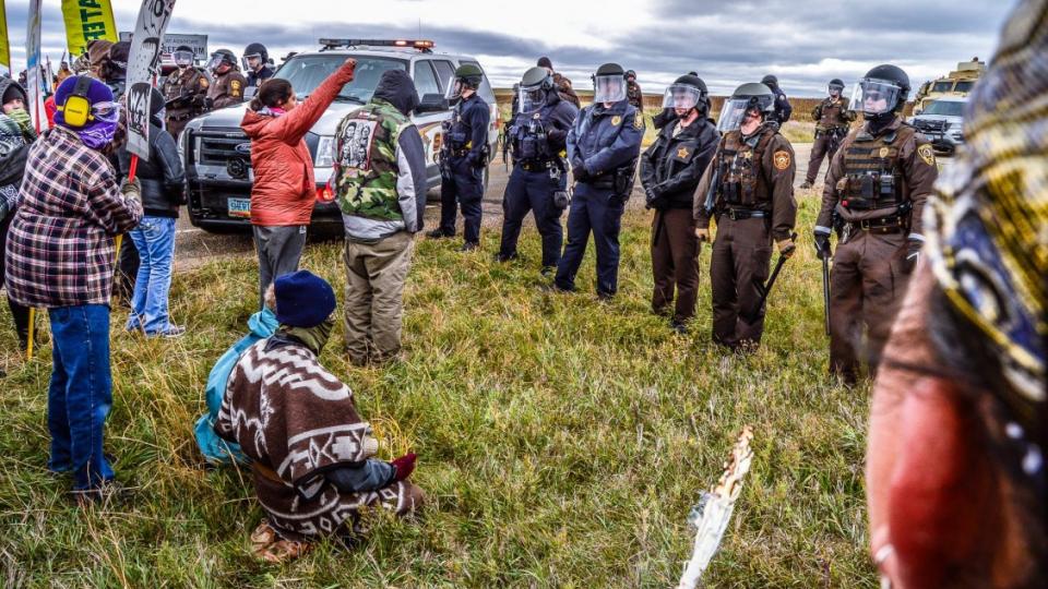 Standing Rock Sioux tribe, Standing Rock protests, Dakota Access Pipeline, North Dakota arrests, Indigenous Environmental Network, water protectors