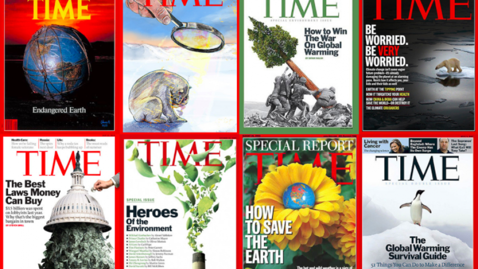 Koch brothers, Time magazine, climate denial