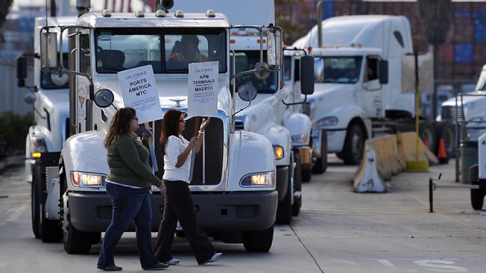 L.A. Port Shut Down by Striking Workers