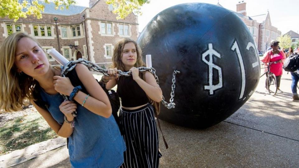 A new study explores the economic benefits of cancelling student debt. (Photo: Getty)
