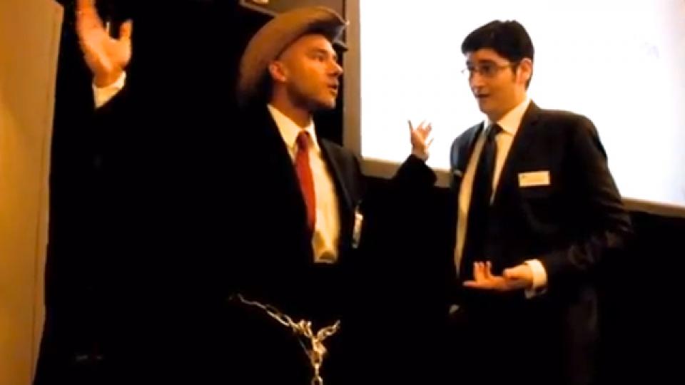 Activist Interrupts Keystone Pipeline Conference in Texas