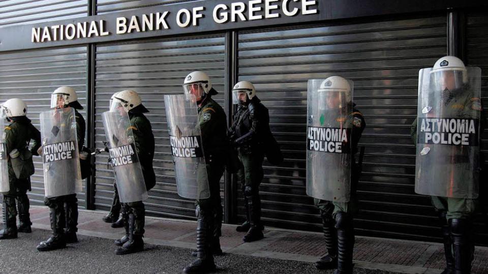 Greek debt crisis, Greek anti-austerity movement, Alexis Tsipras, Troika, Syriza party, Greek referendum, Euro crisis